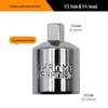 CR-V Chrome Vanadium Steel Ratchet Wrench Socket Adapter: 1/2" to 3/8" to 1/4" Fly