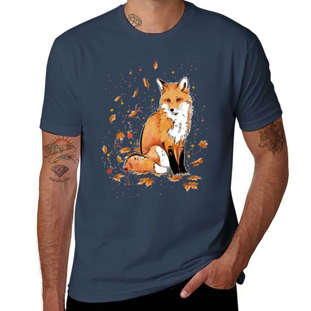 Foxes Tshirt Creative Graphic Tee Shirt