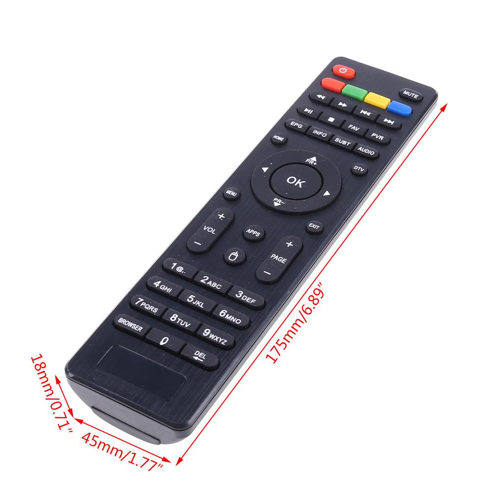 Universelle TV-Box-Fernbedienung Ersatz für Mecool K1 KI Plus KII Pro DVB-T2 Set-Top-Box IR für Smart-Fernbedienung