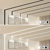 1-30pcs/lot 0.5m/pcs V/U/YW-Type LED Aluminum Profiles Recessed Milky/Black Cover Channel Corner Cabinet Linear Bar Strip Lights