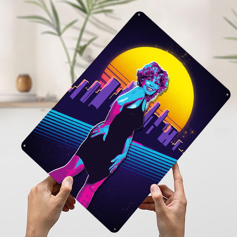 

Tina Turner Retro Metal Poster Customized Wall Art Retro Vintage Tinplate Signs for Room Ornaments Decoration Garage Decorations 7.9x11.8In(20x30cm)