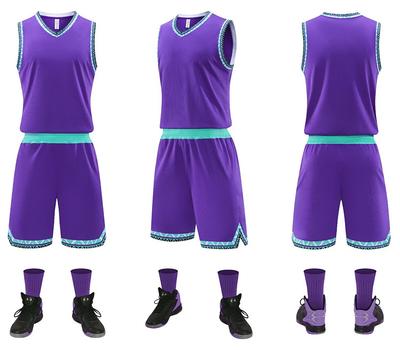 Basketball Suit Men'S Summer College Sports Training Suit Children'S Game Jersey Printed Basketball Suit