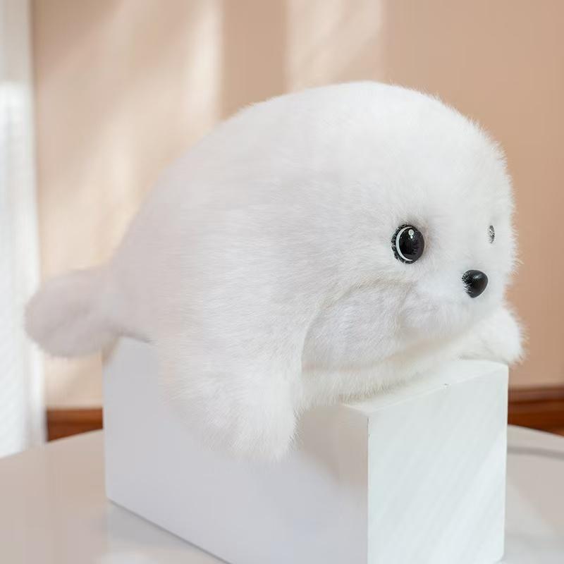 Practical Home Decor Unisex The Latest Marine Animal, Killer Whale, Seal Doll, Simulation Stuffed Plush Toy, Cartoon Anime Cute Gift, Interesting Doll
