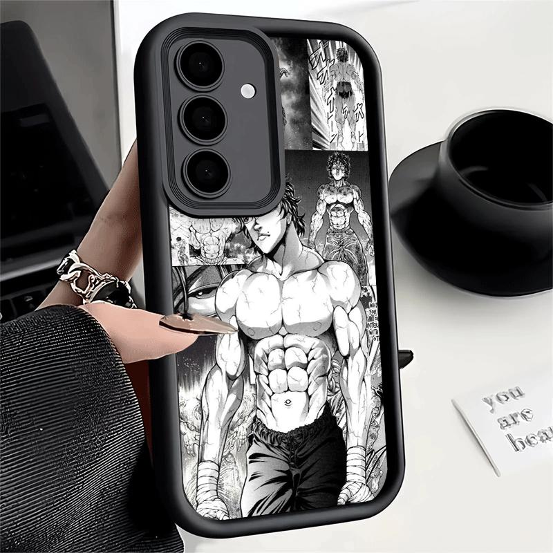 Phone Case for Samsung Galaxy A17 A16 A15 A14 A13 Baki the Grappler Anime A56 A36 A26 A55 A35 A25 A54 A34 A24 A53 A33 A23 A07 A0