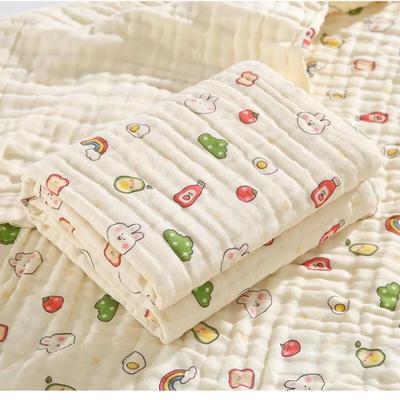 Oeny Six-Layer Gauze Baby Quilt and Bath Towel