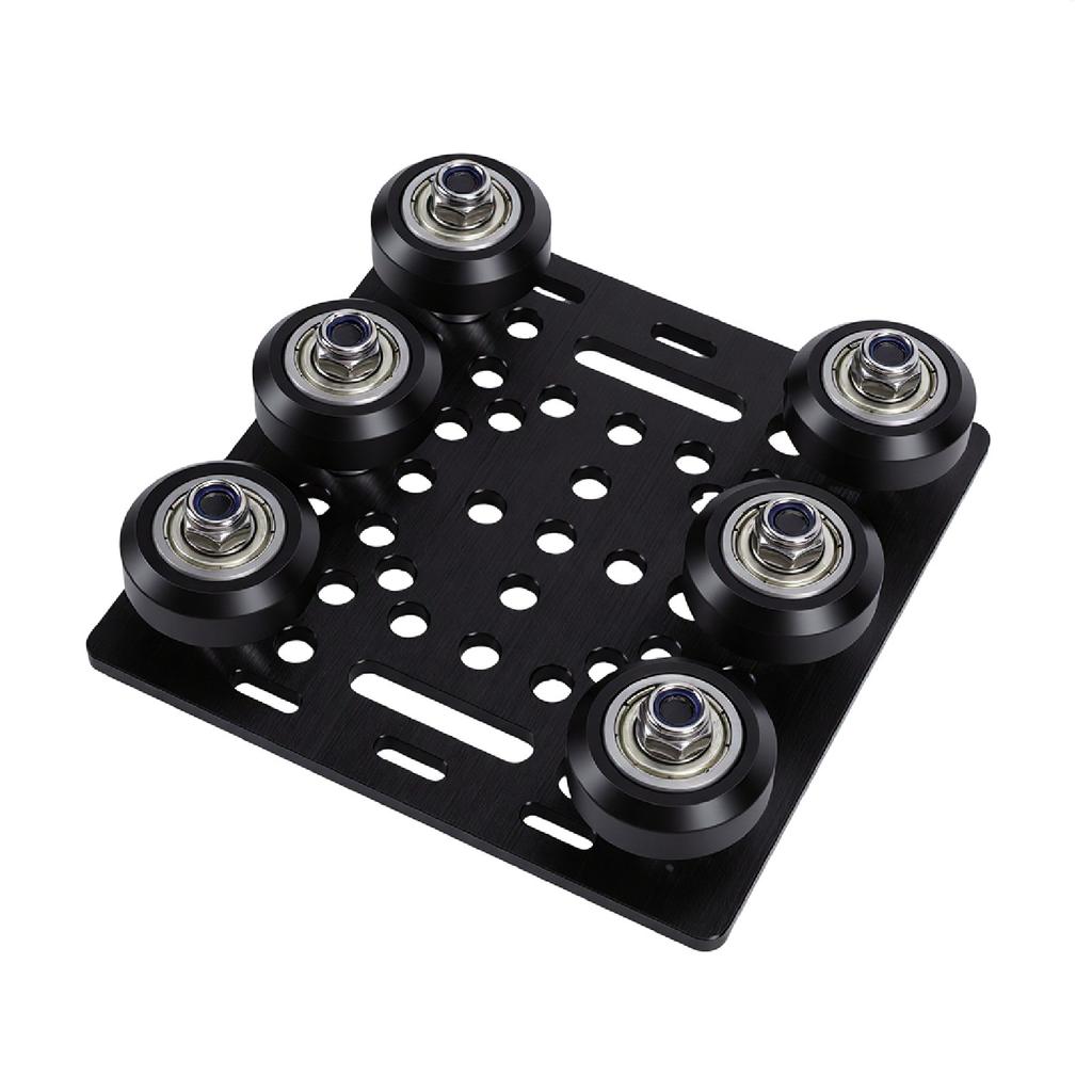2Pcs Gantry Plate Kit V Wheel Plate Aluminum Extrusion Accessories for CNC 3D Printer