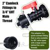 Camlock Coupling Tote Tank Adapter Male Thread Camlock Fittings IBC Tote Adapter  Water Tank
