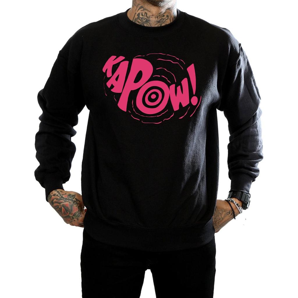 DC Comics Mens Batman TV Series Kapow Sweatshirt