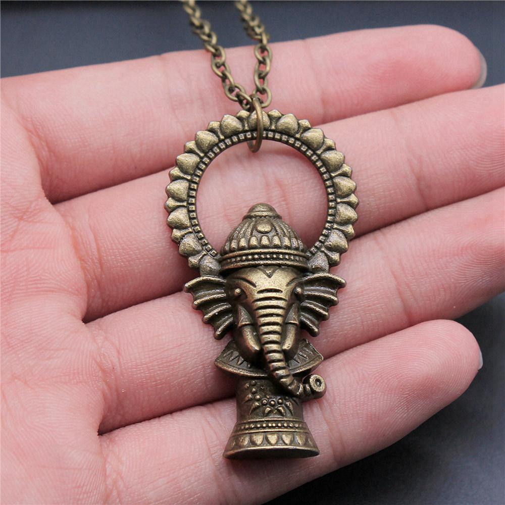 45cm Or 70cm Long Chain Necklace Elephant Kids' Jewelry Materials QN026