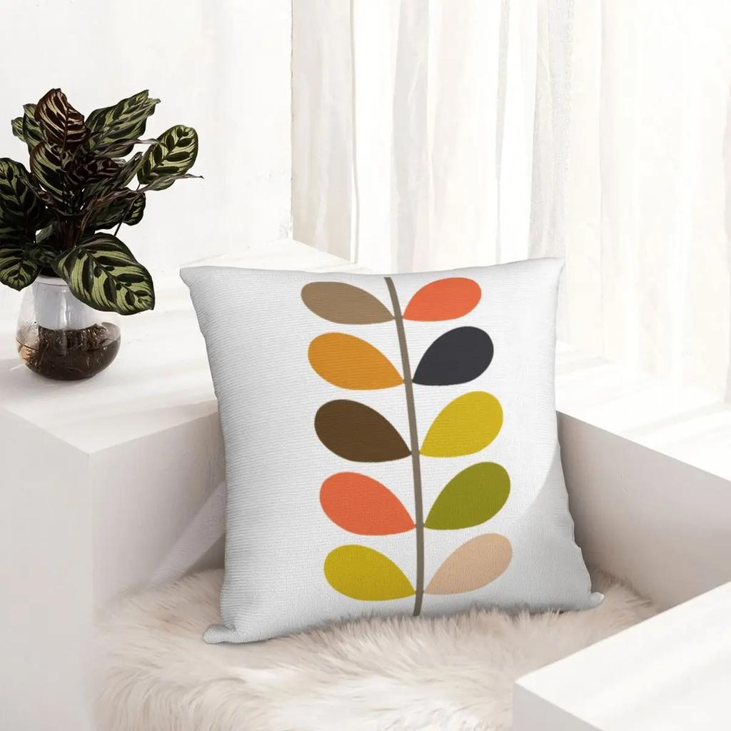 Buntes Orla Kiely Kissenbezug Bedruckter Polyester Kissenbezug Dekorationen Wurfkissenbezug Zuhause Reißverschluss ''