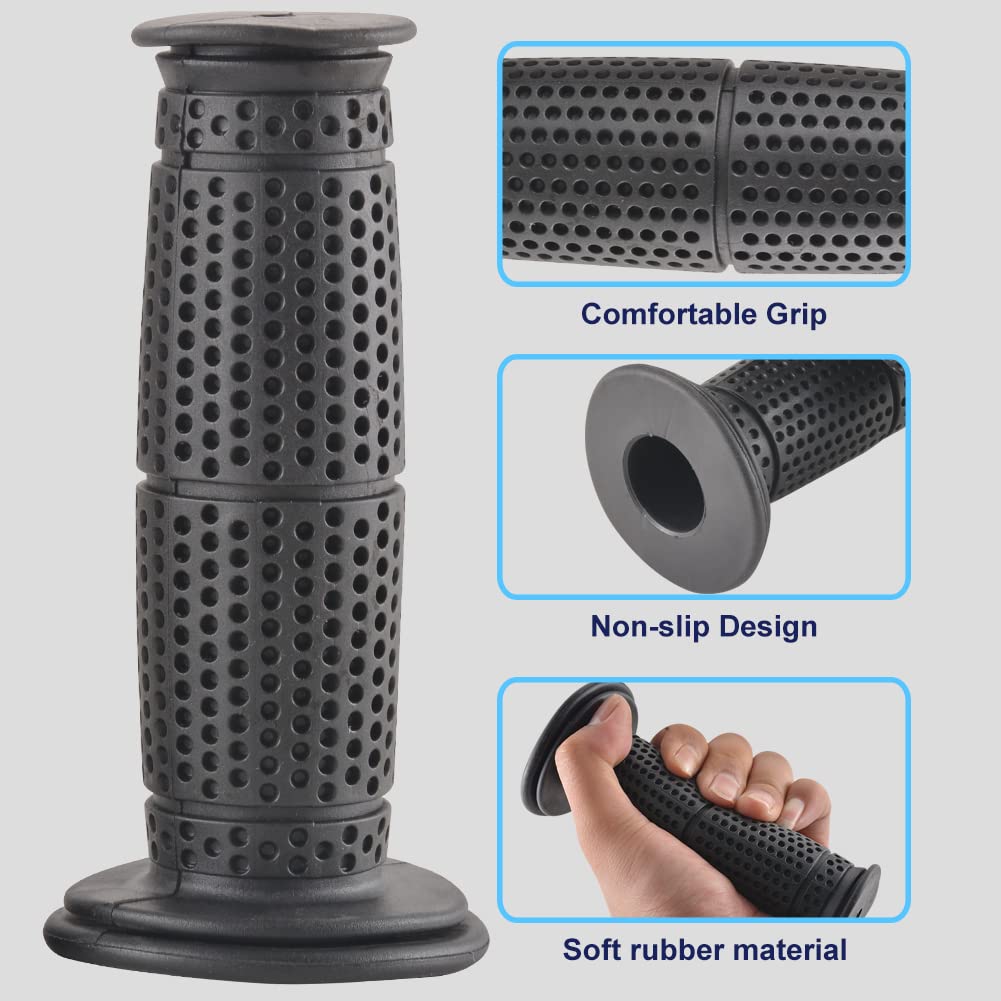 KATUR Motorcycle Handlebar Grips 7/8" 22mm 24mm Motocross Non-Slip Rubber Hand Grips for ATV
