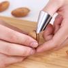 Stainless Steel Finger Guard Finger Hand Cut Hand Protector Vegetable Cutting Hand Protecter Tool Kitchen Cutting Accessories