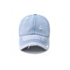 Couples Baseball Cap Hole Cap Version Sun Hat Hole Spring Autumn Wash Denim Woman's Hat Cap Hip Hop Fitted Cap
