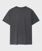 LEIRE Striped Layered Roll-Up T-Shirt [Charcoal]