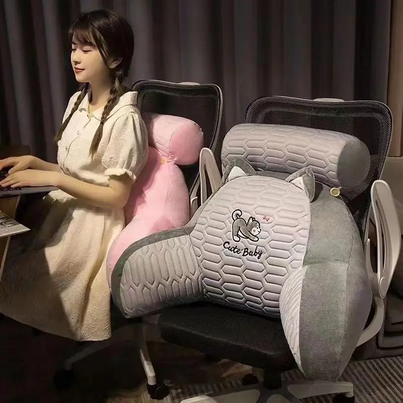 Bedhead Cushion Waist Cushion Soft Bag with Large Backrest for Bed Waist Protection Seasonal Availability of Pillows