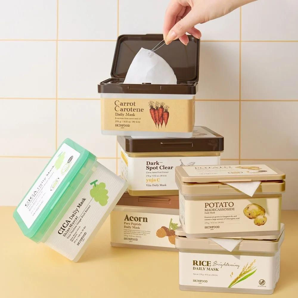 

[APP Exclusive] Choose 1 of 6 Daily Mask One Day Flavors (Rice/Carrot/Potato/Shine Muscat/Tori/Yuzu) carrot