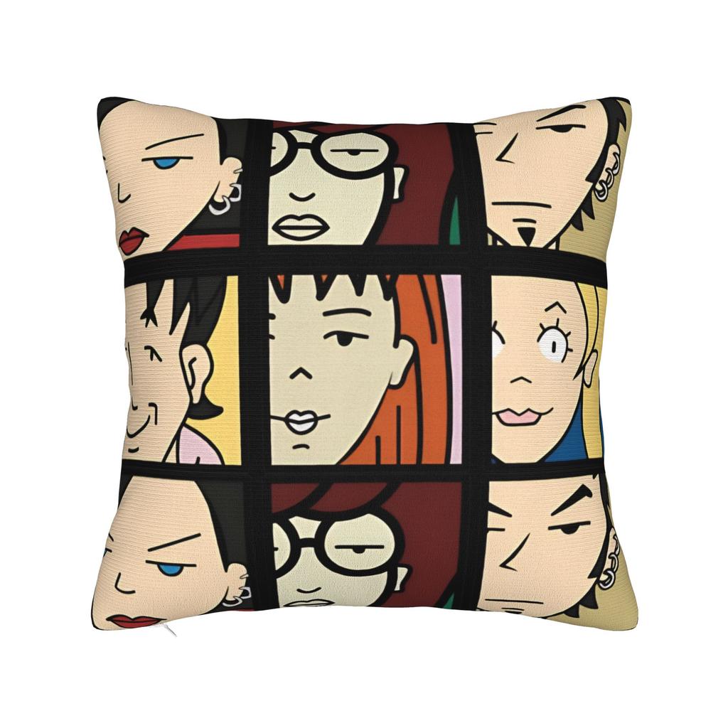 Darias Warhol Square Pillow Covers Polyester Home  Cushion Cover Cute Decor Throw Pillow Case 45*45