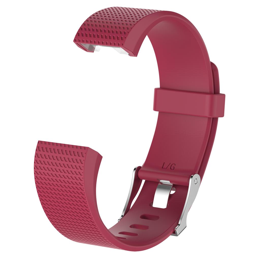 Compatible Charge Fitbit Plaid Strap With Silicone Material In Multiple Colors