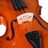 Full-Size 4/4 Violin with Case, Tuner, Shoulder Rest, Bow, Rosin, Spare Strings and Cloth