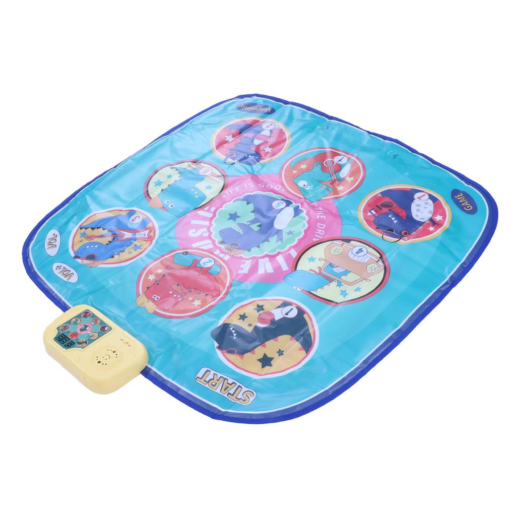 Dance Mat Foldable Music Challenge Levels Dinosaur Electronic Dance Pad for Children Toddler