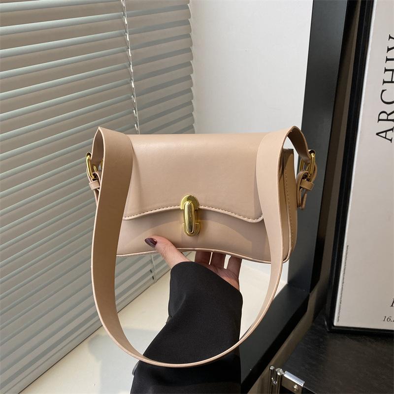Summer new single shoulder armpit small square bag simple and beautiful fashion handbag women's bag