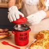 Grease Container for Kitchen Large Capacity Grease Strainer and Container for Baking Roasting Meal Prep Holiday Camping