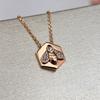 Latest Hot Brand Classic Women's Necklace Luxury Jewelry For Women Bee Shape Designer Pendant Pure 925 Sliver Chain Necklaces