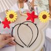 Love Heart Cartoon Hair Hoop Sunflower Children Hair Bands Sweet Yellow Duck Headband  Ladies/Girls