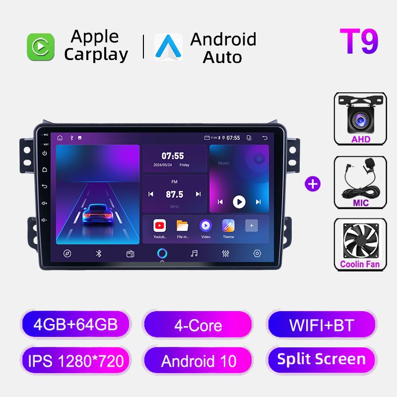Android 12 For SUZUKI Splash Ritz OPEL Agila 2008-2012 Car Radio GPS Navigation Multimedia Video Player Head Unit Stereo 8+128GB