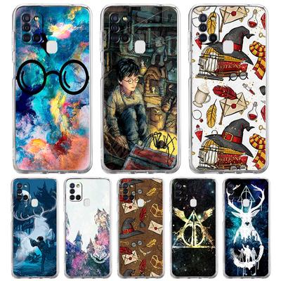 Dark Harries Potters Wand Art Case for Samsung Galaxy A41 A31 A51 A21s A32 A13 A11 A72 A73 A12 A23 A52 A33 A53 A71 A22 Cover