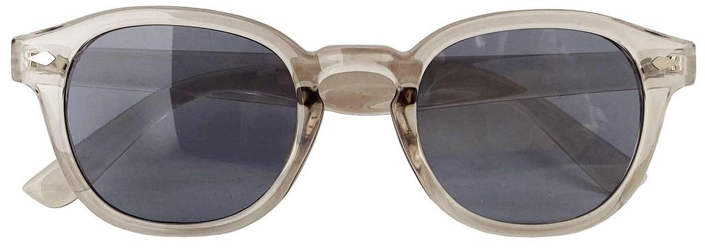 FaceTrick Az Label and Blocks Over of UV Lightweight and Soft TR Men's Women's Sunglasses, 99.9% Rays, Temples, Light-Colored Lenses, Gray/Light