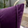 Velvet Sofa Cushion Plush Model Room Pillow Ins Solid Color Twill Pillow Case Office Bedside Pillow