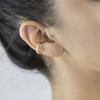 Fashionable Classic Copper Earrings K01 Gold