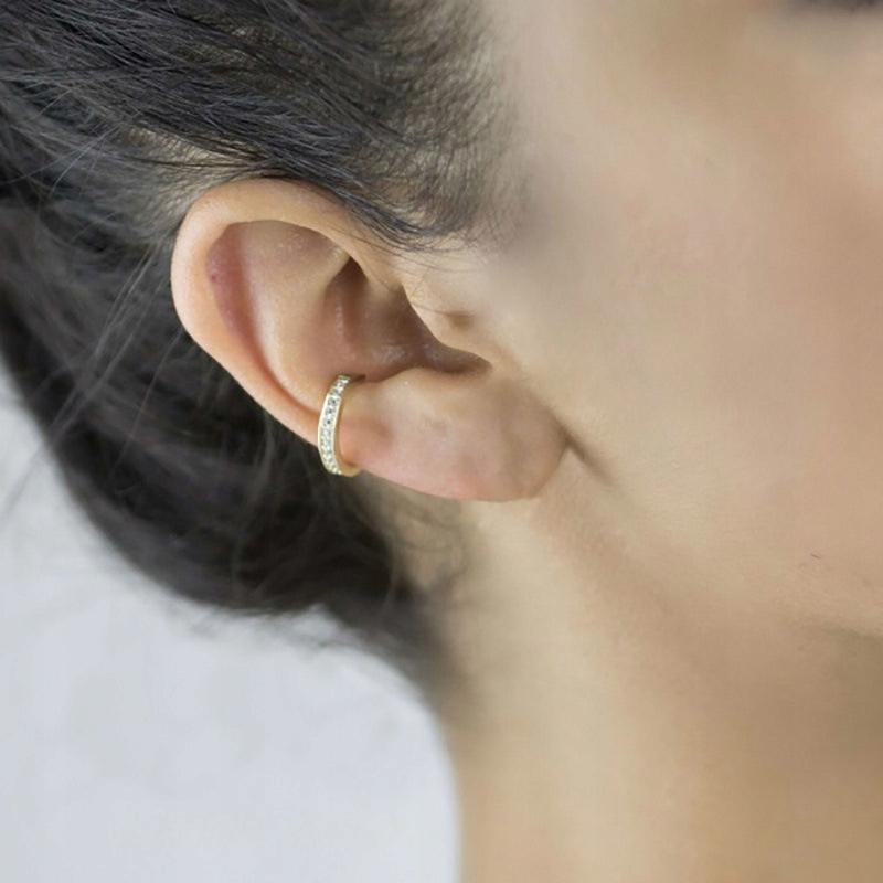 Fashionable Classic Copper Earrings K01 Gold