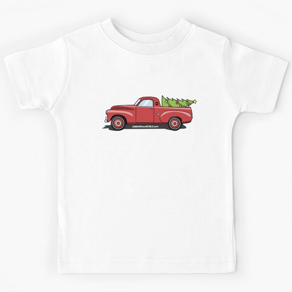 FJ Holden Christmas Tree Ute Kids T-Shirt 110
