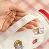 Creative PU Cute Pencil Case School Storage Bag Leather Cosmetic Bag Big Pen Case for Girl Pen Bag Strawberry Kawaii Pen