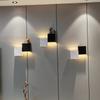 Nordic LED Wall Lamp Simple Modern Living Room Background Wall Light Indoor Bedroom Lamp Bedside Lamp Corridor Staircase Lamp
