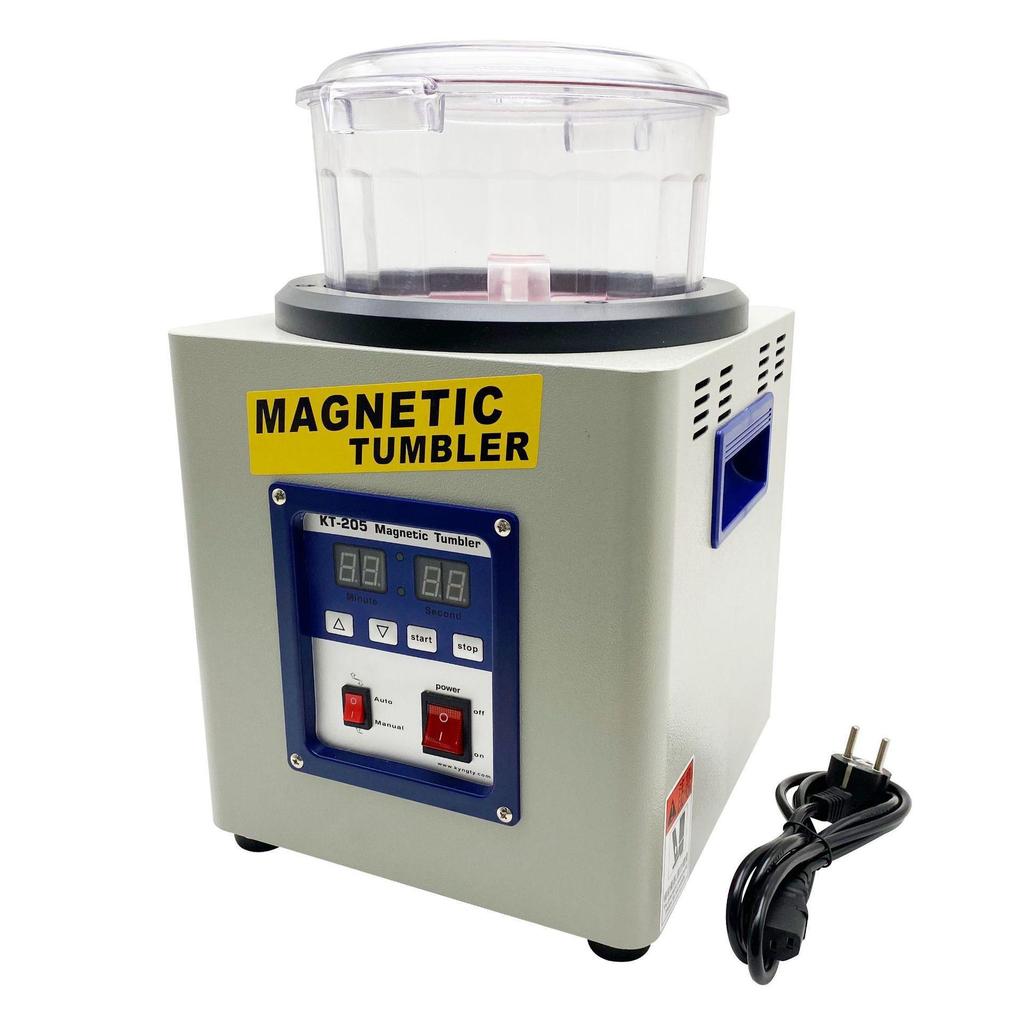KT205 Magnetic Polishing and Deburring Machine for Metal Jewelry