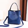 2026 Embossed Crocodile Pattern Women's Shoulder Bag – Stylish, Elegant Bucket Handbag