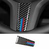 For BMW X3 G01 X4 2018- Real Carbon Fiber Steering Wheel Sheet Cover Trim 1X