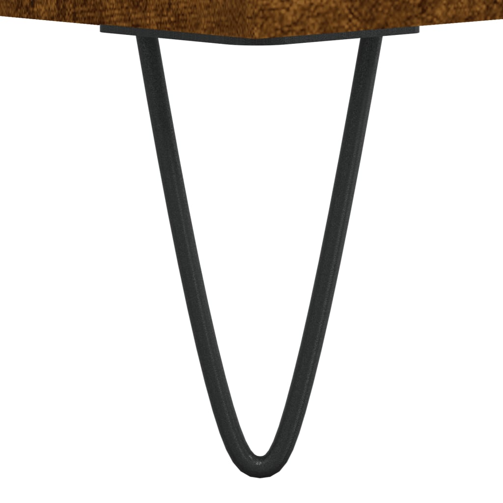  Coffee Table, Smoked Oak, 102x44.5x50 Cm