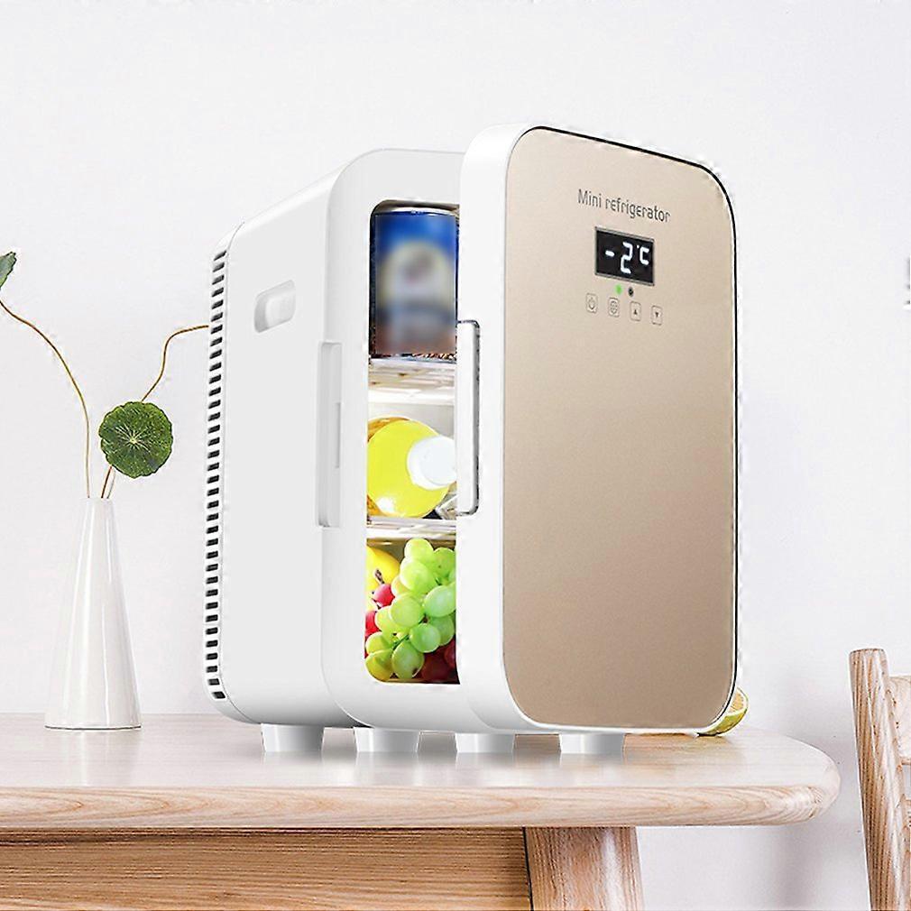 Mini Fridge 13.5L Can Portable Personal Small Compact Fridge Cooler And Warmer For Food Bedroom Dorm Office Car