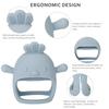Anti-Drop Silicone Baby Teether Ergonomics Baby Soothing Teething Toy Gum Chewing Teether  Infant