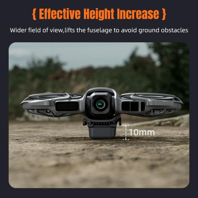 For DJI Neo 2 STARTRC LED Light Heightened Landing Gear Training Rack (Black)