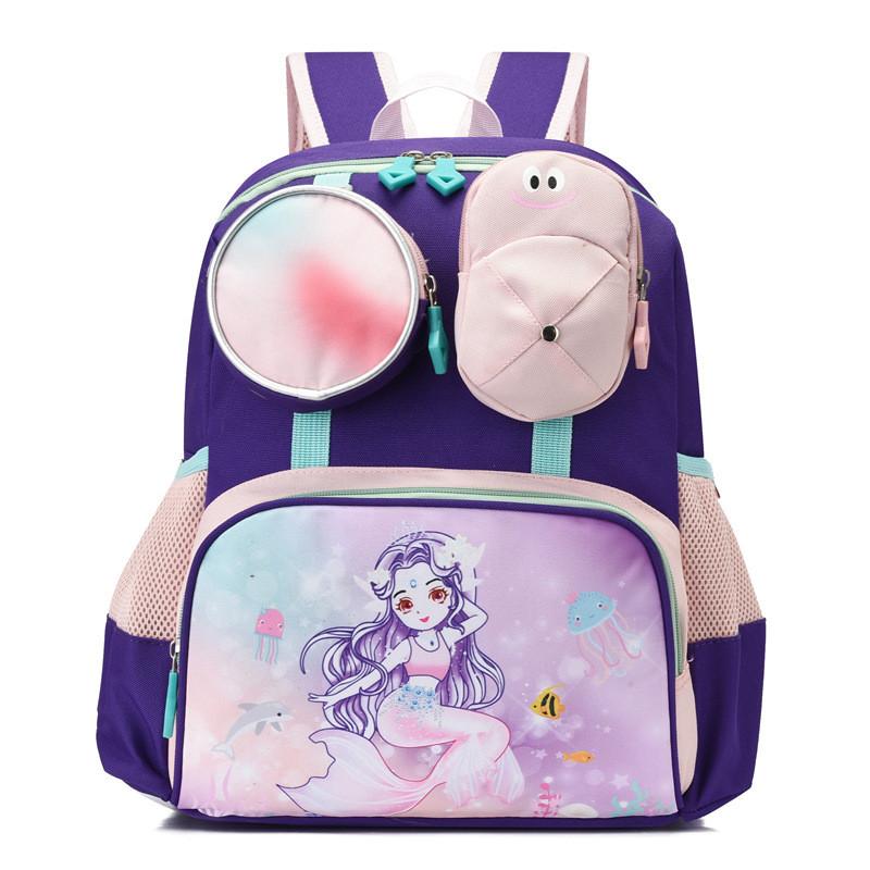 Trendy Fashionable Kids Backpack Stylish Colorful Cartoon School Bag For Boys And Girls