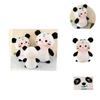 Adorable Plush Toy Panda Doll Soft Stuffed Animal Cuddle Pillow Perfect For Birthdays