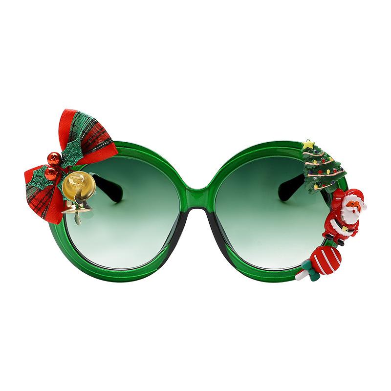 New Christmas limited sunglasses, cat eye large frame round frame YK Christmas personalized sunglasses
