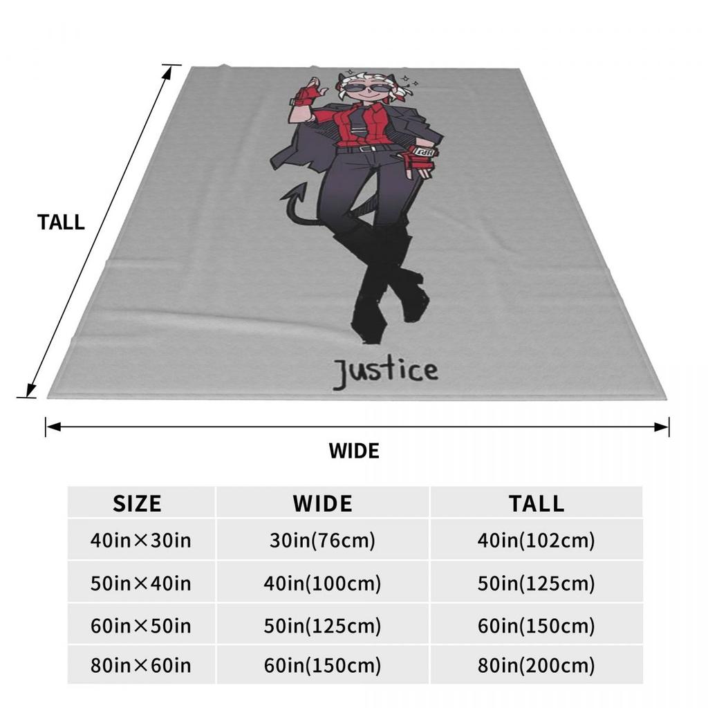 Helltaker Pattern Anime  Blanket Soft Warm Flannel Throw Blanket Bedding for Bed Living room Picnic Travel Home Couch