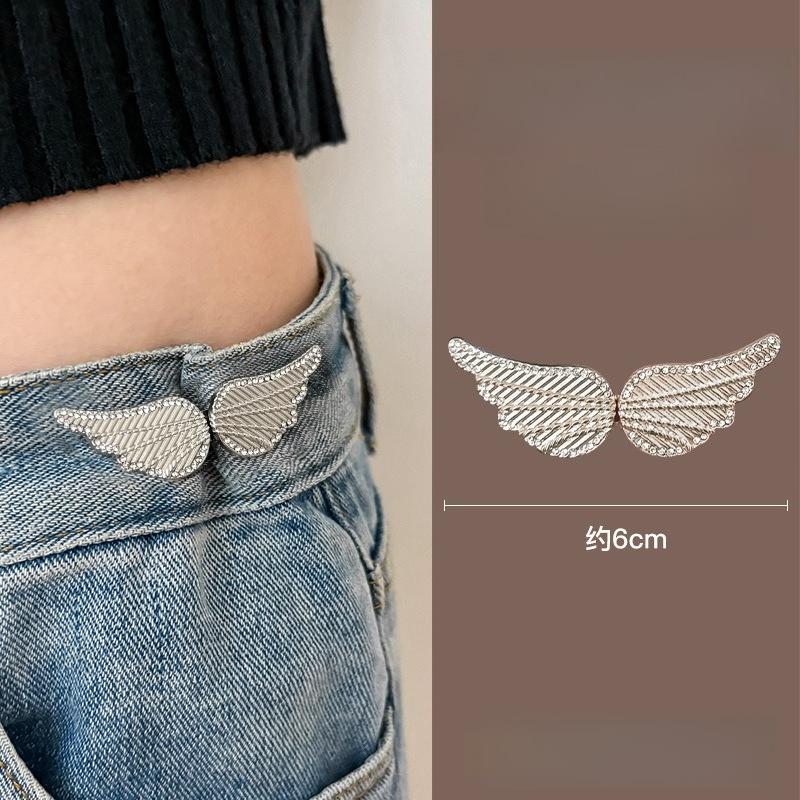 

1/2/3Pair Jeans Button Adjustable Clips for Pant Skirts Waist Tightener Buckle Snap Button Adjuster Pants Pin Retractable Button 1pair срібний