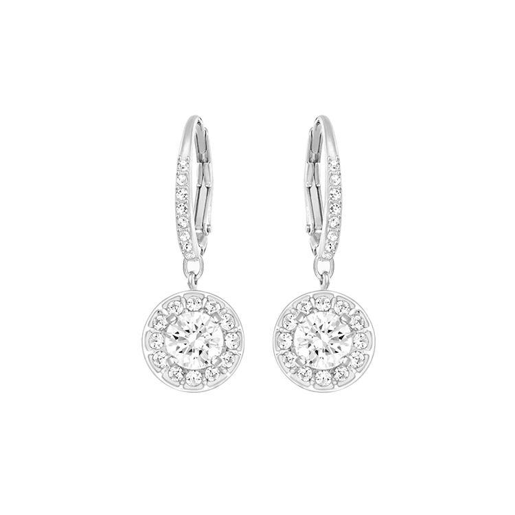 Swarovski Attract Pierced Earrings Women earrings Platinum 5142721 Box (Random Color)